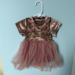 Velvet and Tulle Dress for Kids